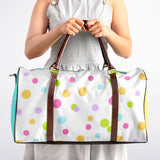 Spring Pop Canvas Duffel Bag – Weekender & Gym Travel Bag | Durable Overnight Bag