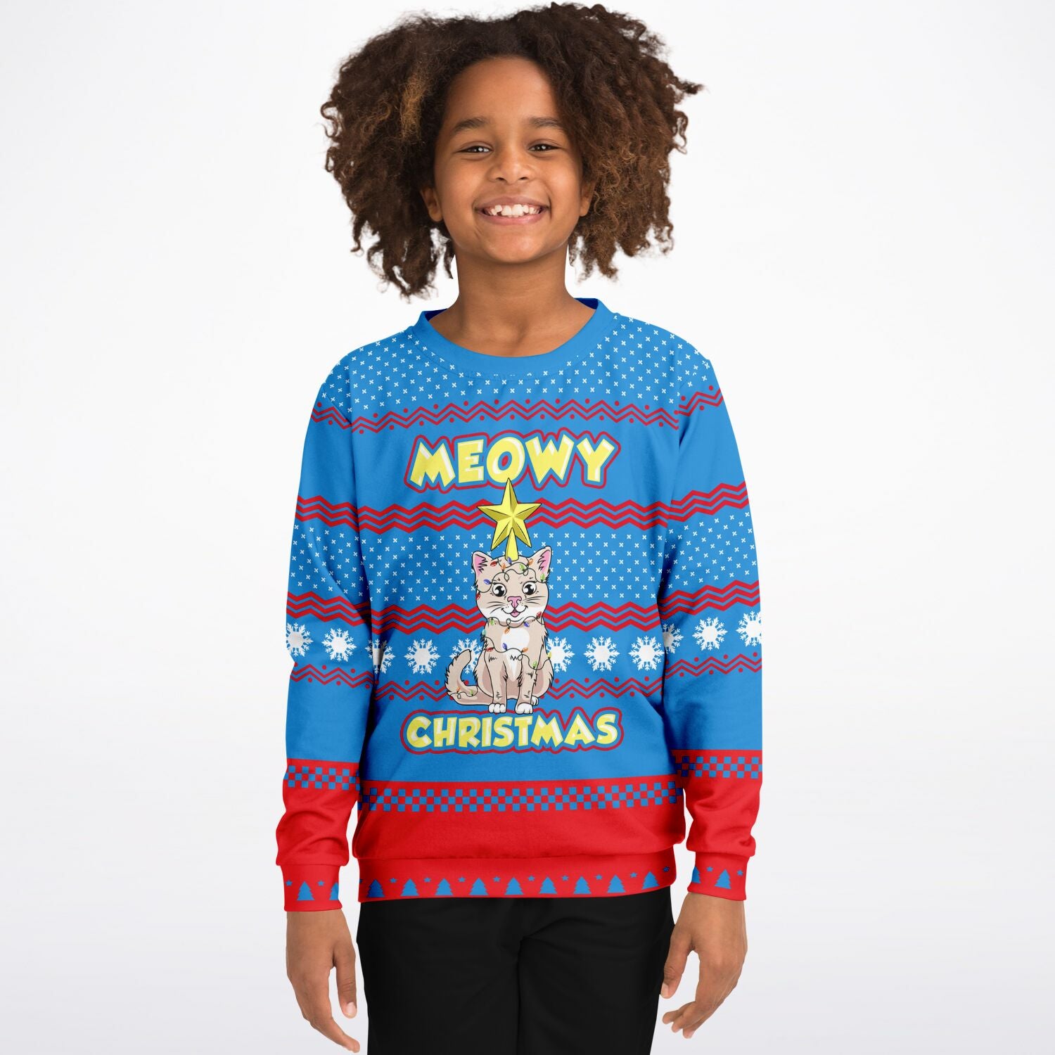 Meowy Christmas KIDS Sweater