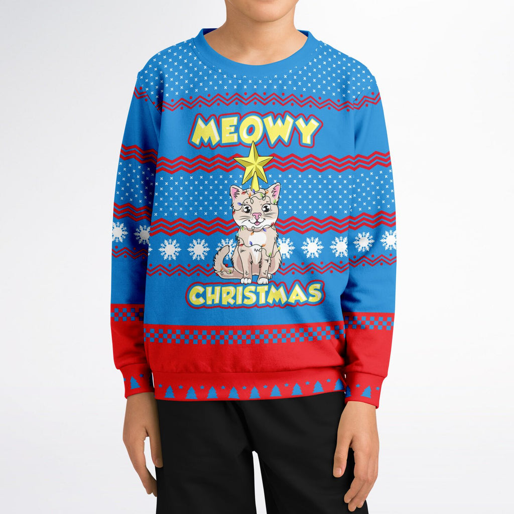 Meowy Christmas KIDS Sweater