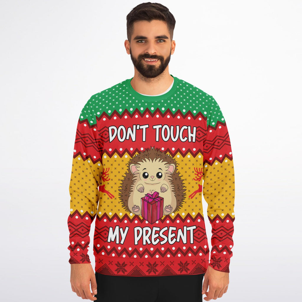 Don't touch my Present Christmas Sweater