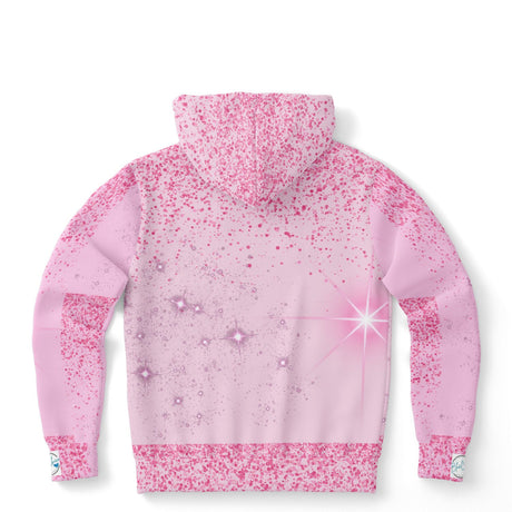 Pink Sparkle XTRA WARM Athletic Hoodie HUSKY SIZES