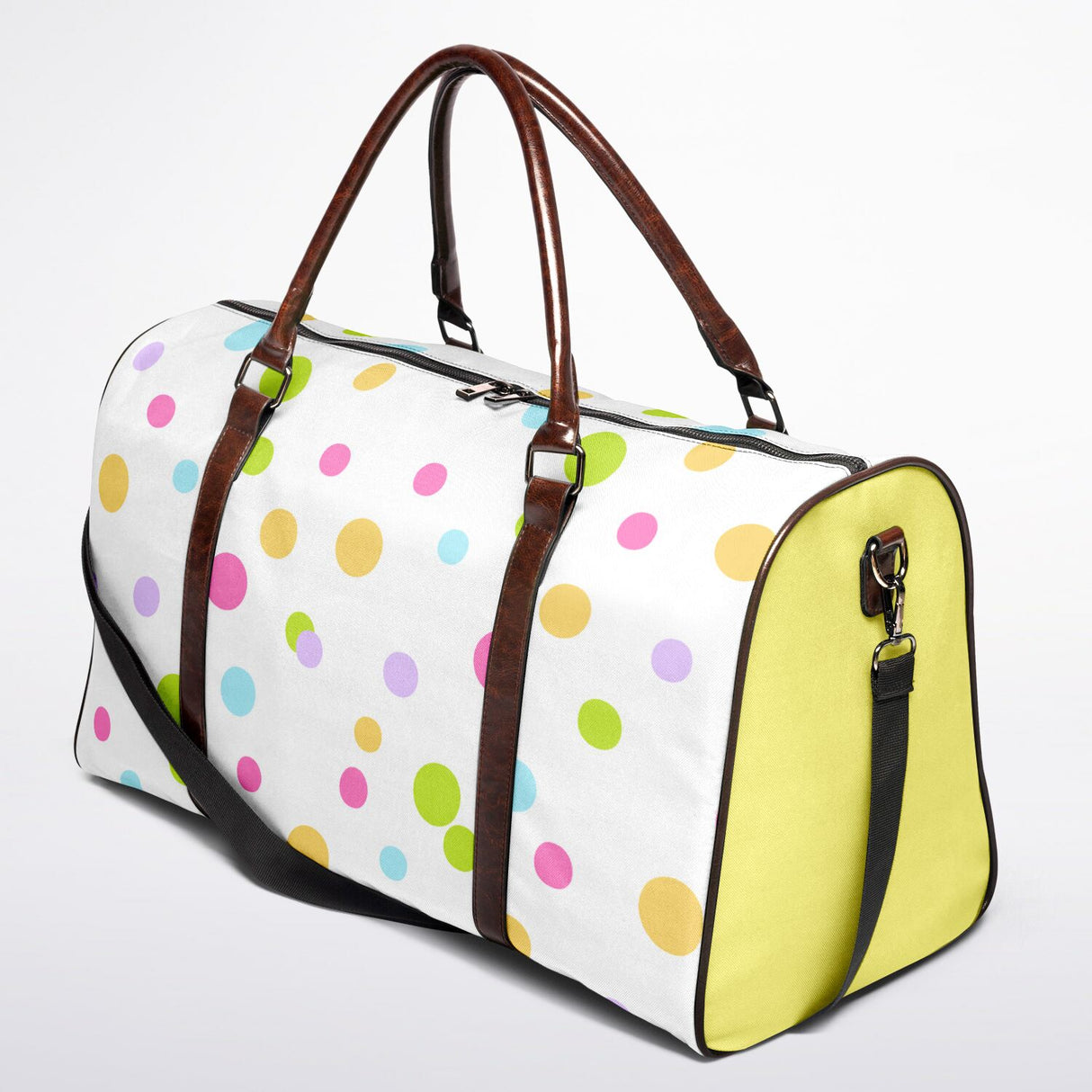 Spring Pop Canvas Duffel Bag – Weekender & Gym Travel Bag | Durable Overnight Bag