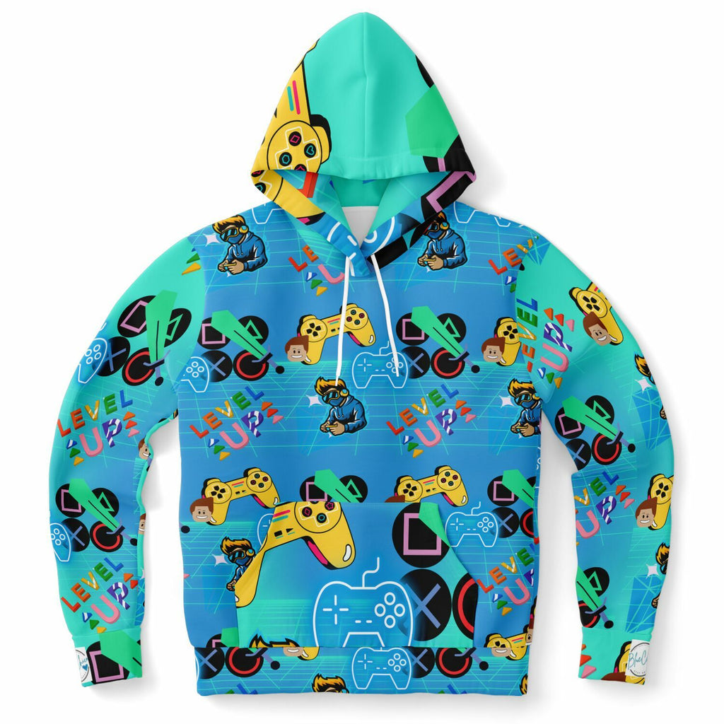 Gamer Kid BLUE XTRA WARM Athletic Hoodie HUSKY SIZES