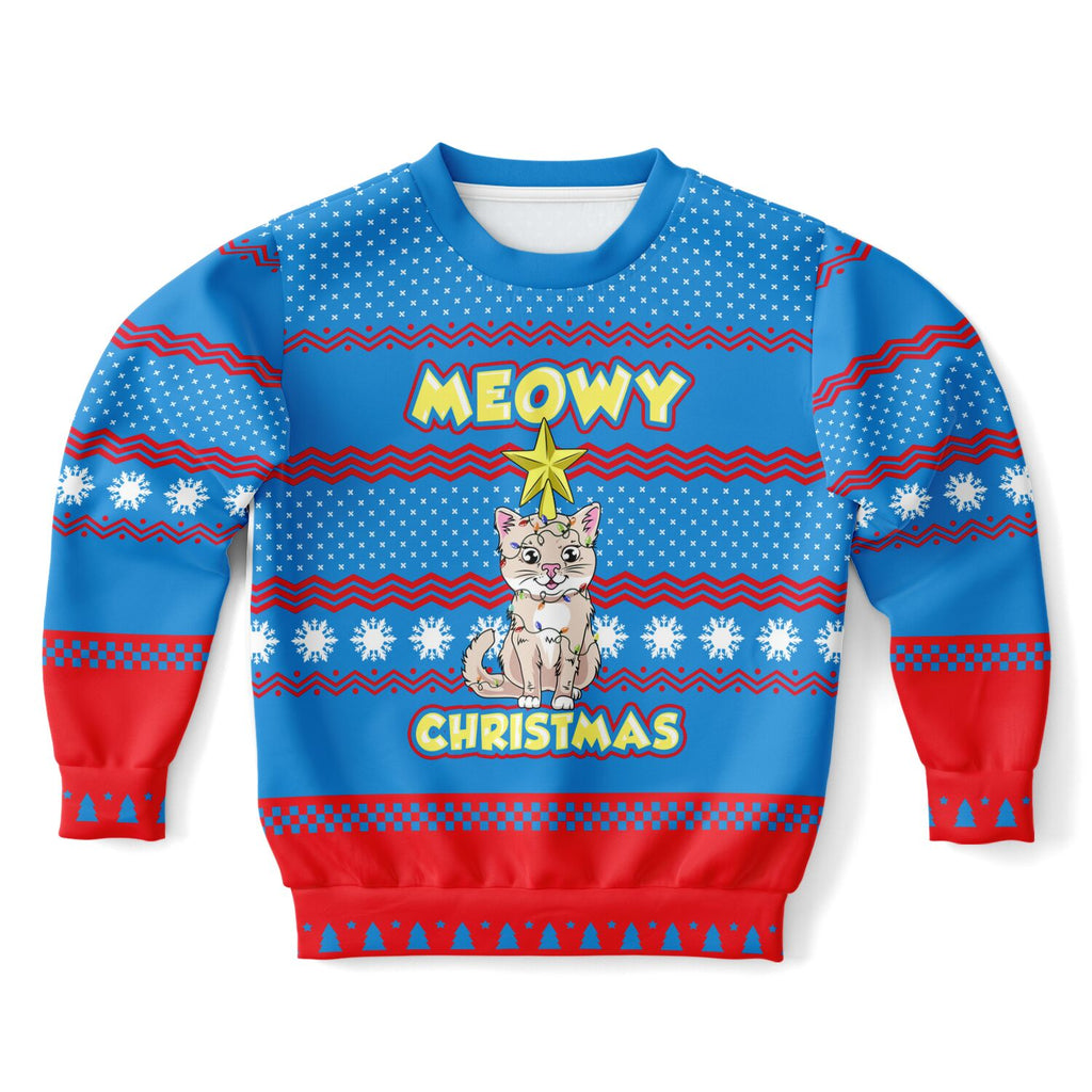 Meowy Christmas KIDS Sweater