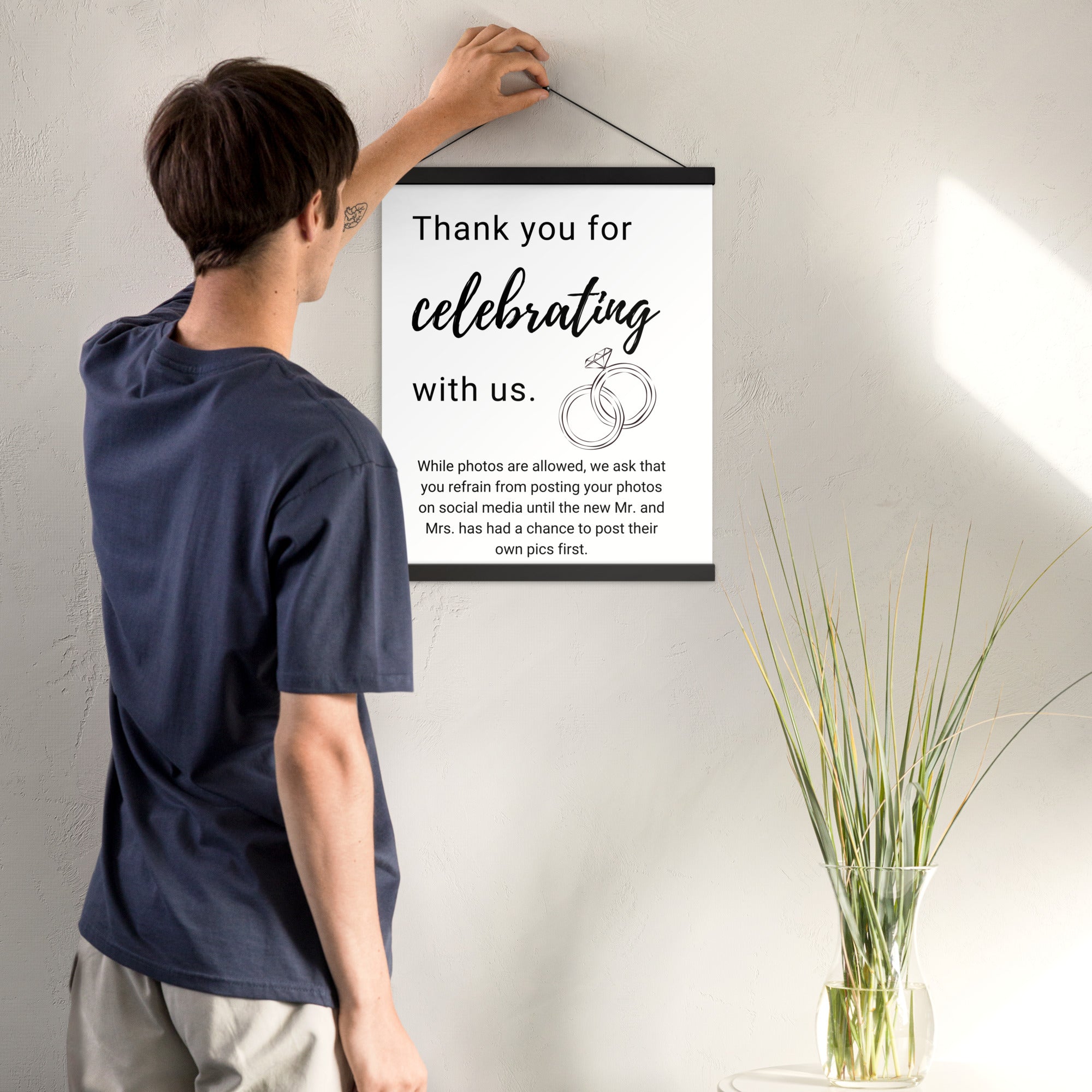 Privacy Respect Wedding Hangers