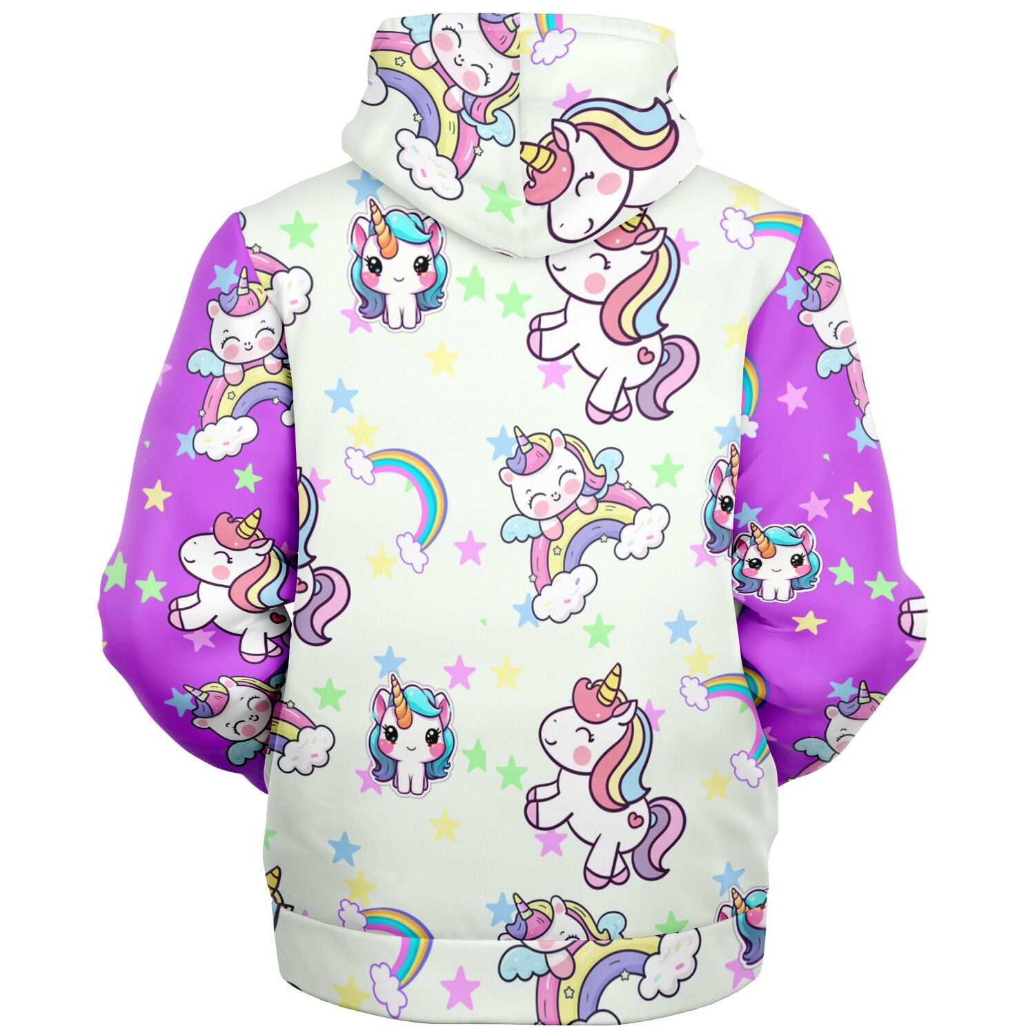 Unicorn Craze MIcroFleece Zip Up Youth Coat (Husky Fit) 