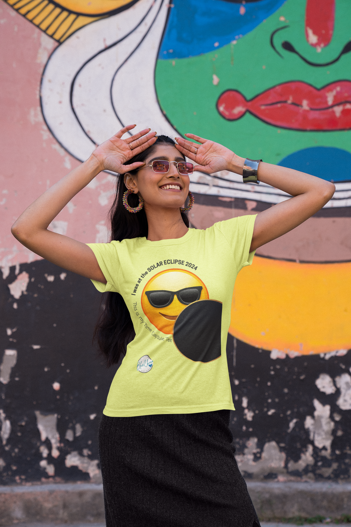 Solar Eclipse Time Capsule Adult Tee 