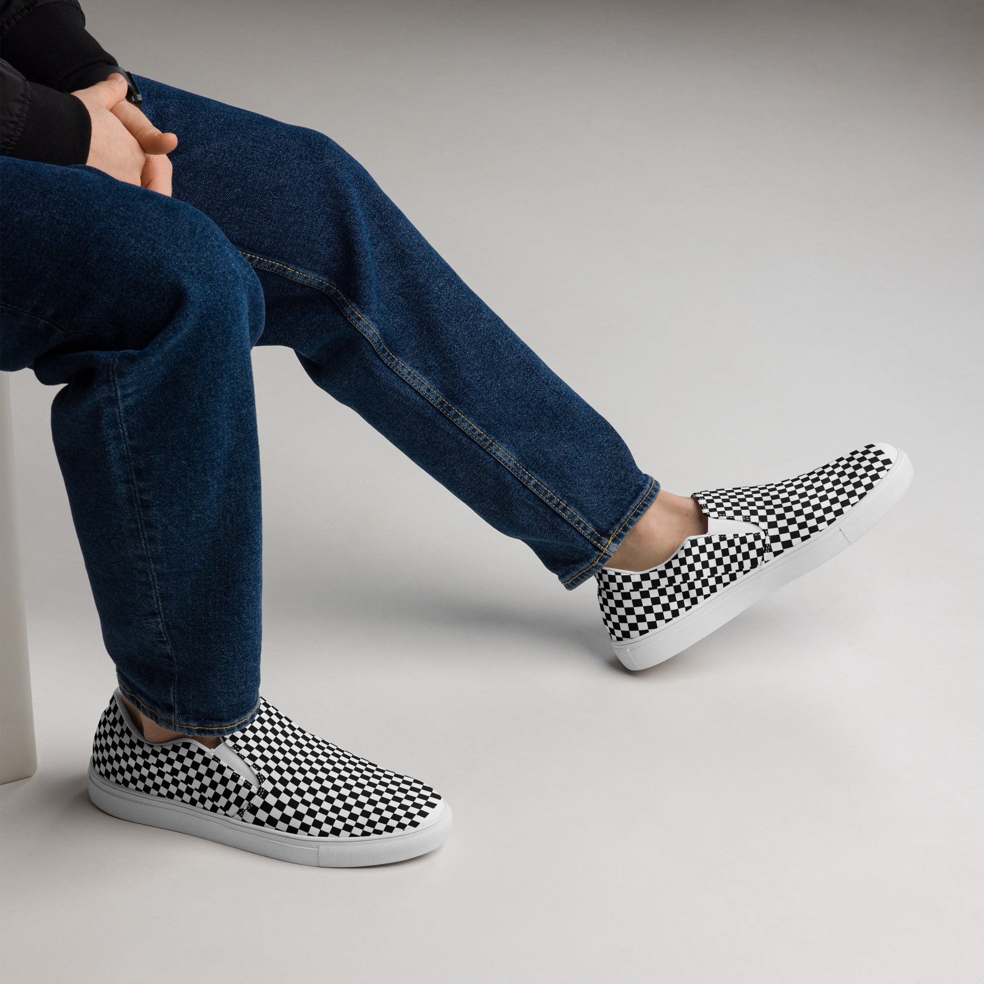Royal Check Slip Ons 