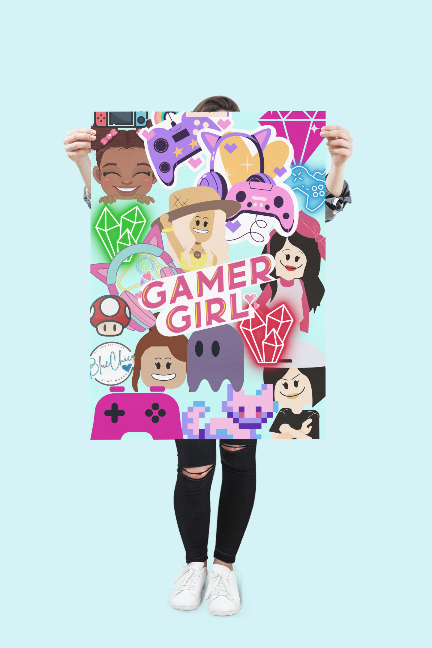 GAMER GIRL 16x24 Poster