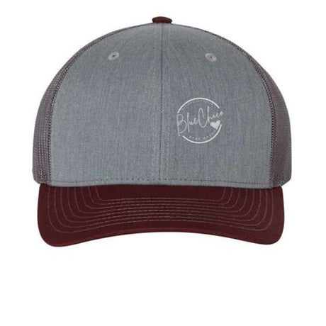 Heather Grey/ Charcoal/ Maroon - FRONT