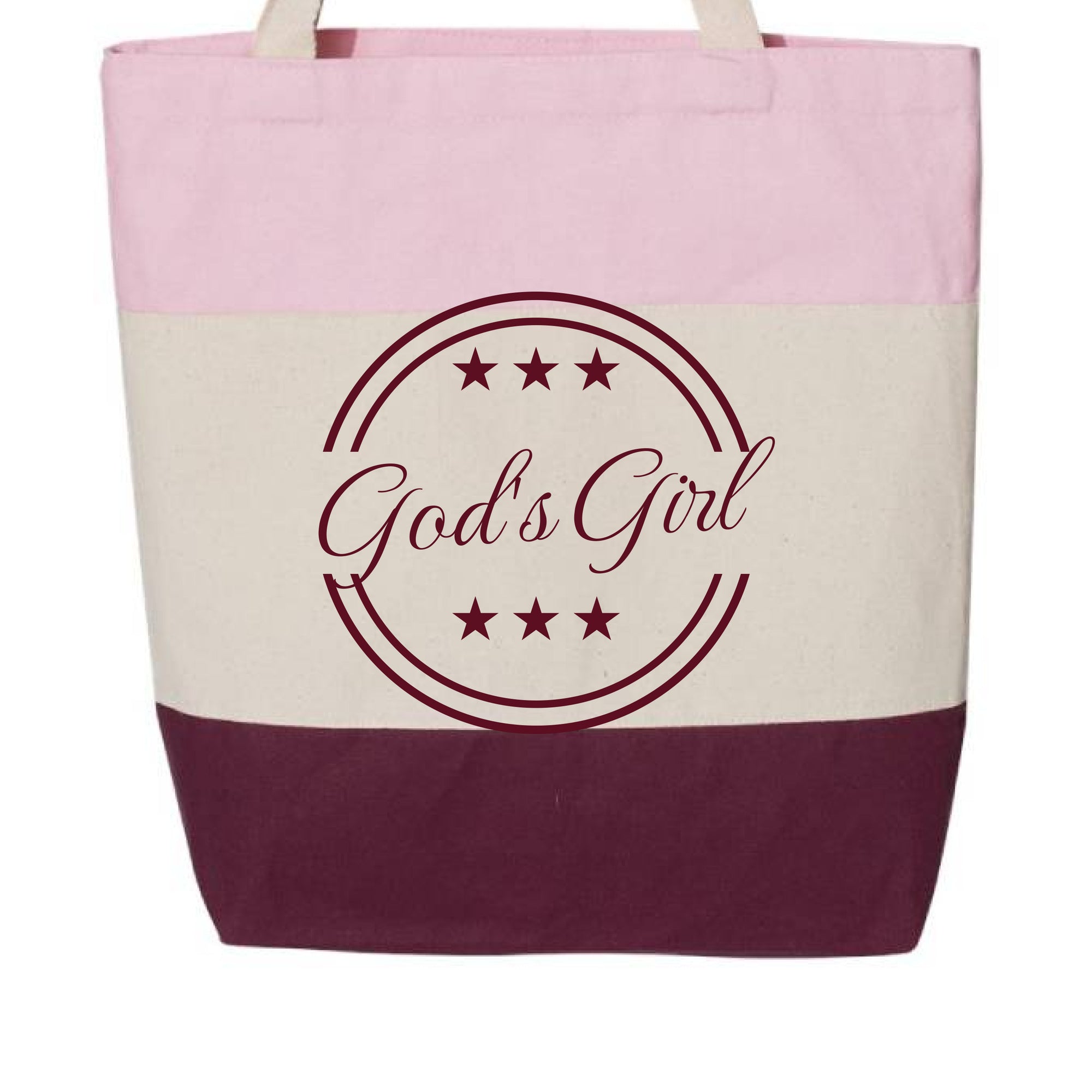 Maroon/ Natural/ Light Pink - FRONT