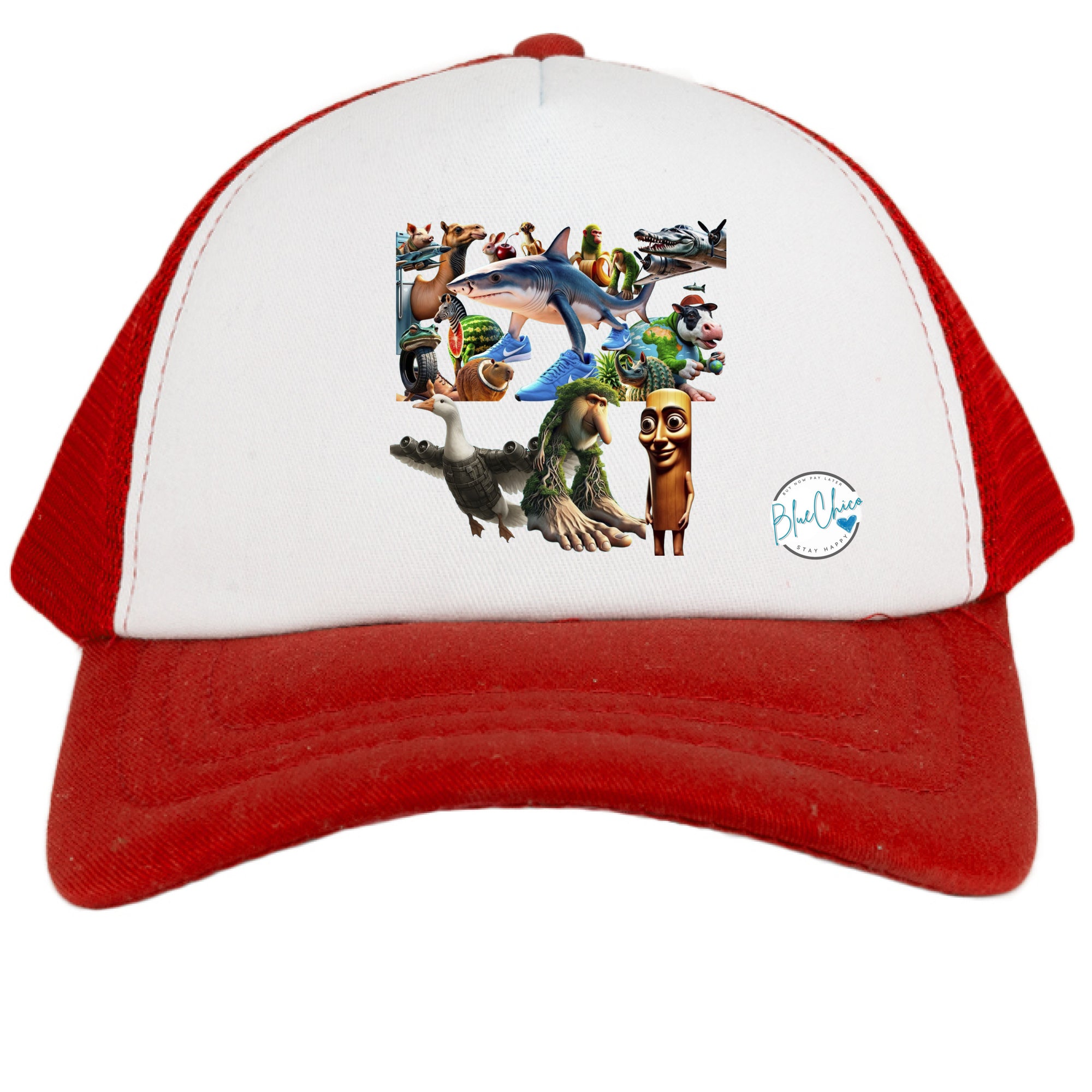 Ivory/Red - FRONT