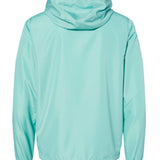 Aqua/ White Zipper - BACK