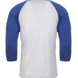 Vintage Royal/ Heather White - BACK