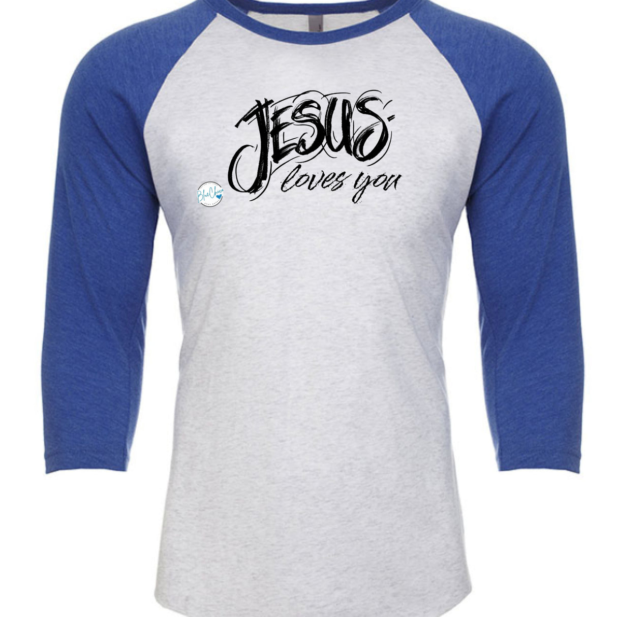 Vintage Royal/ Heather White - FRONT