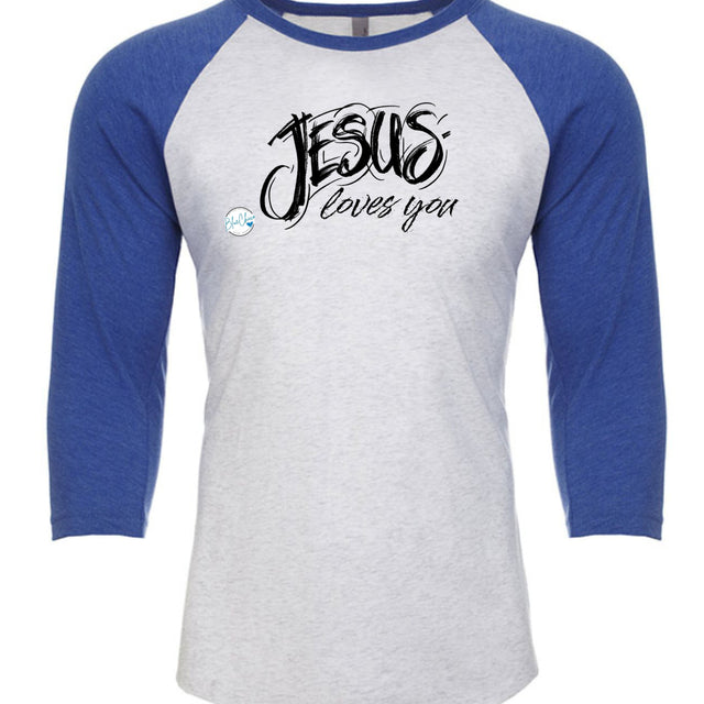 Vintage Royal/ Heather White - FRONT