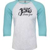 Tahiti Blue/ Heather White - FRONT