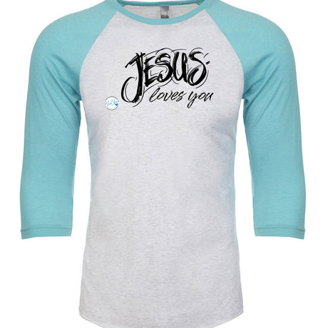 Tahiti Blue/ Heather White - FRONT