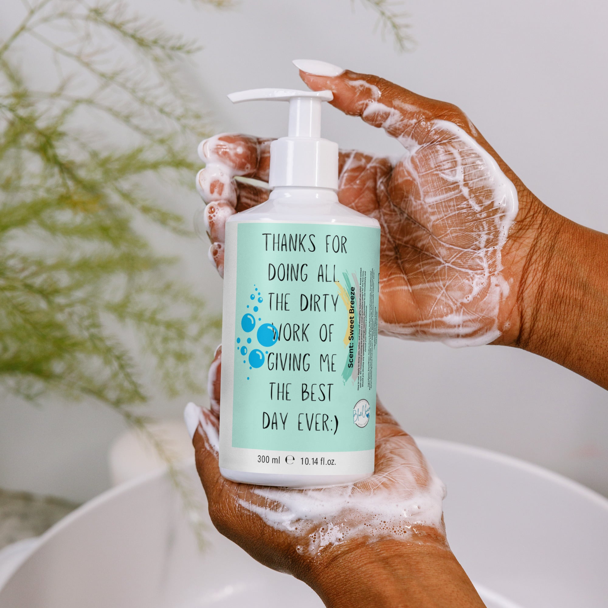 Bridesmaid Favor Natural Body Wash- SWEET BREEZE