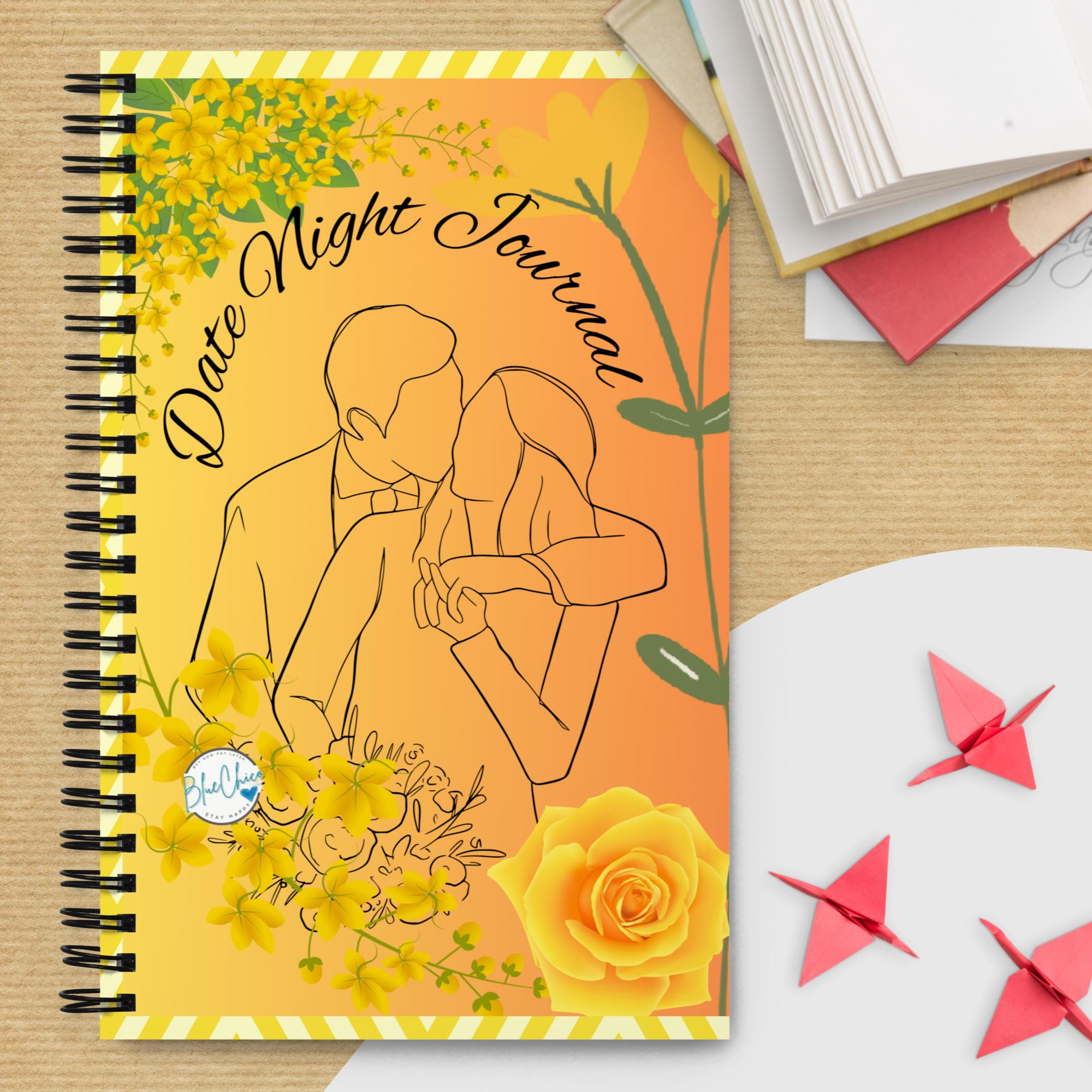 Date Night Journal in Yellow Tones