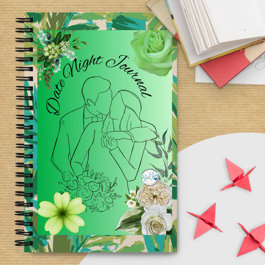 Date Night Journal Green Tones