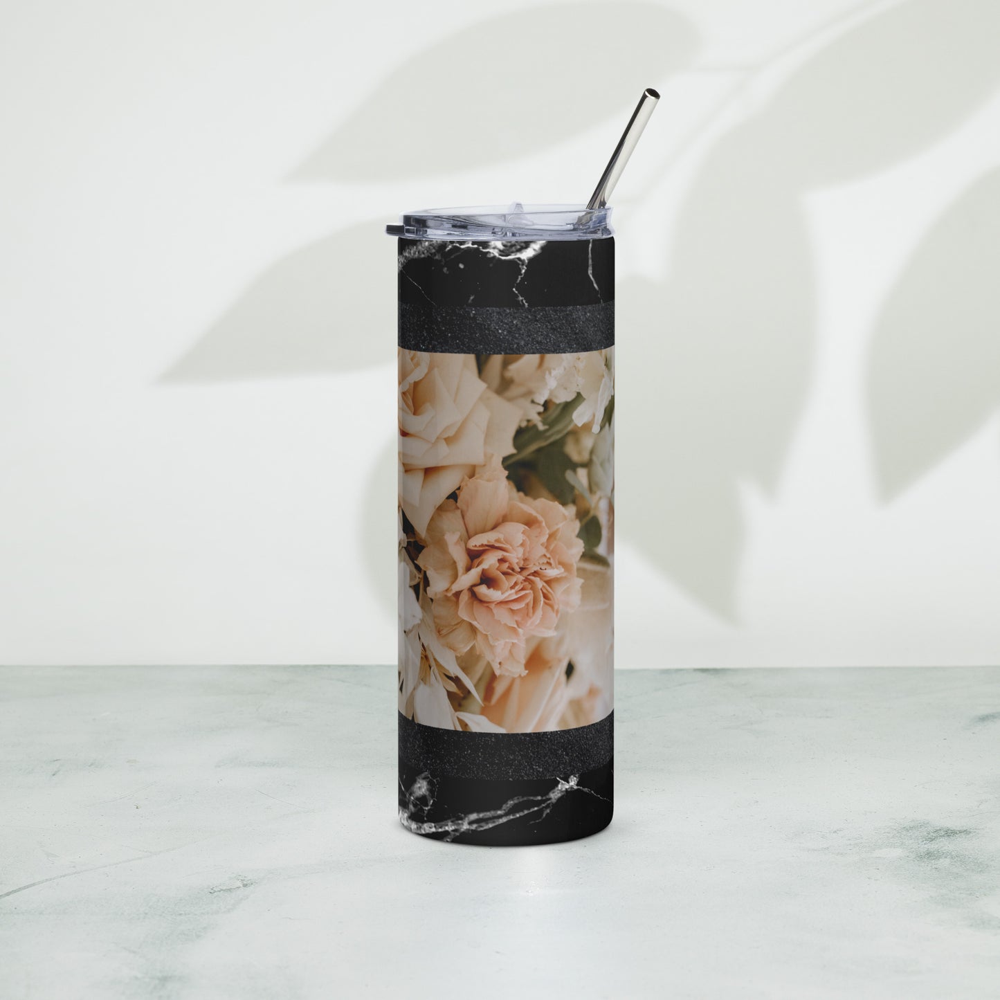 Royal Floral Stainless Steel Tumbler