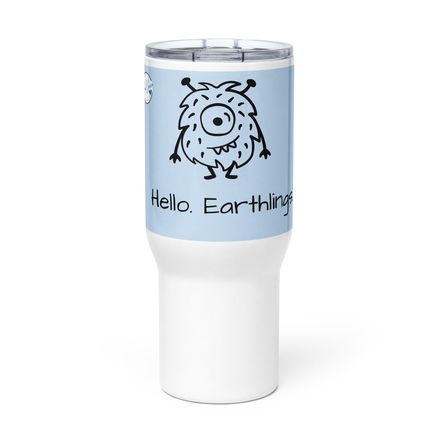 Hello Earthlings Travel Mug