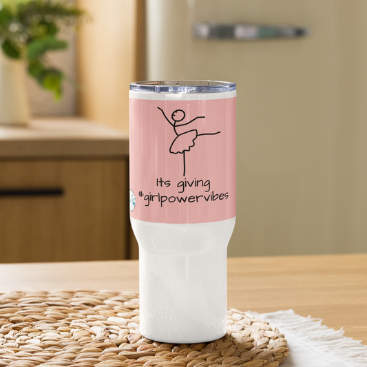 #GirlPower Travel Tumbler