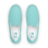 Blue Royal Check Slip On- Women's 
