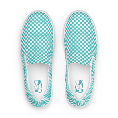 Blue Royal Check Slip On- Women's 