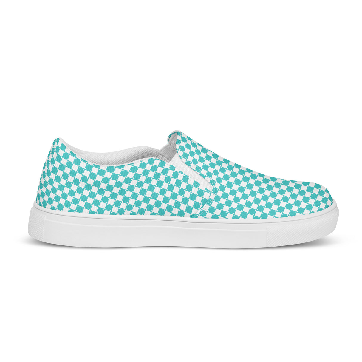 Blue Royal Check Slip On- Women's 
