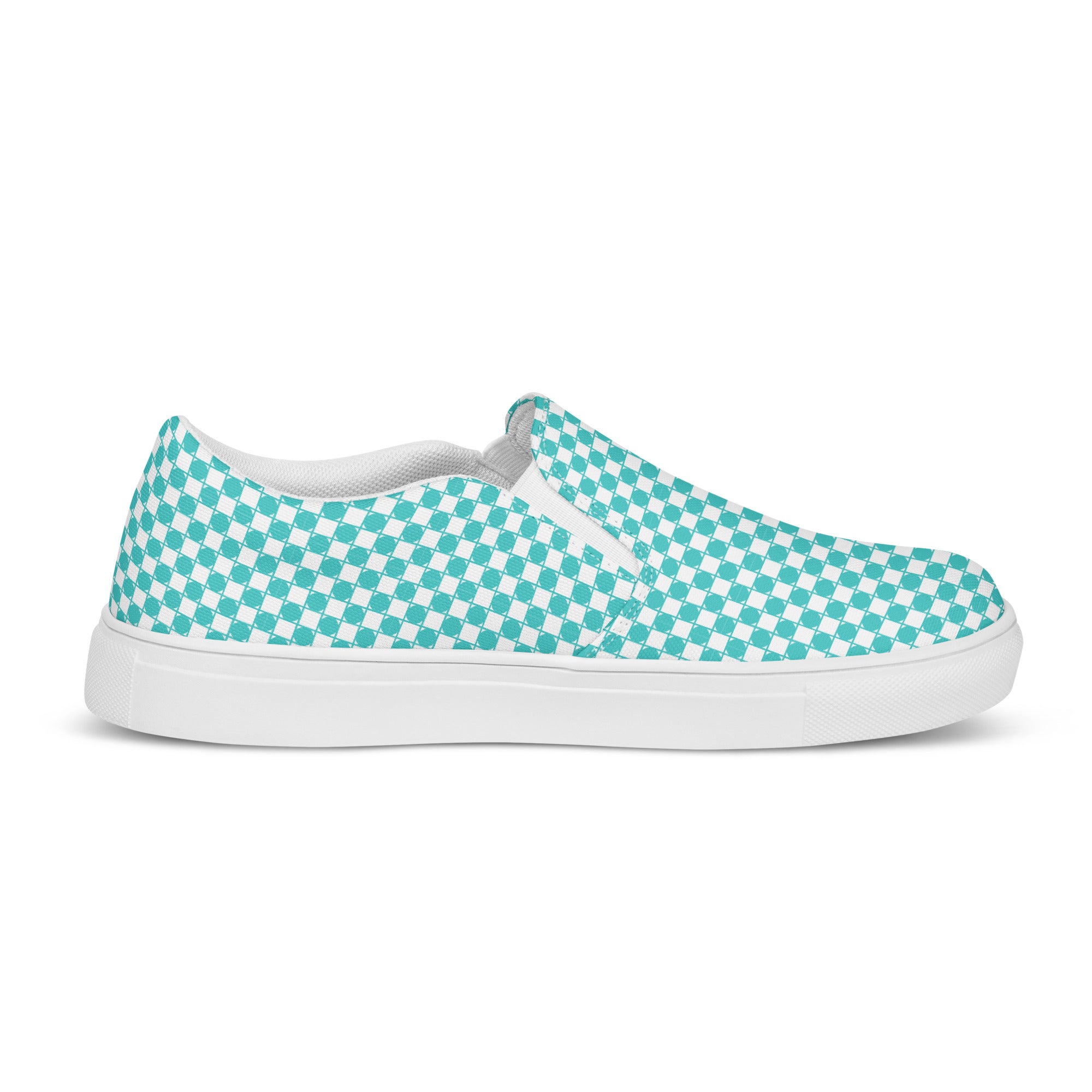 Blue Royal Check Slip On- Women's 