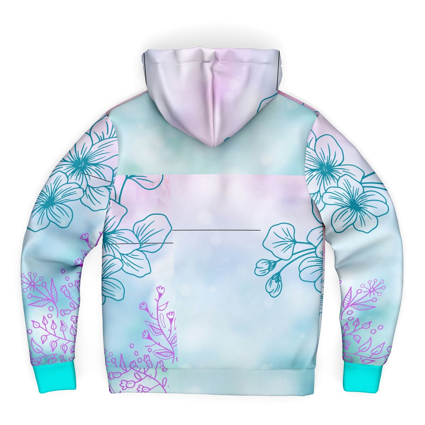 Winter Floral Premium MicroFleece Coat