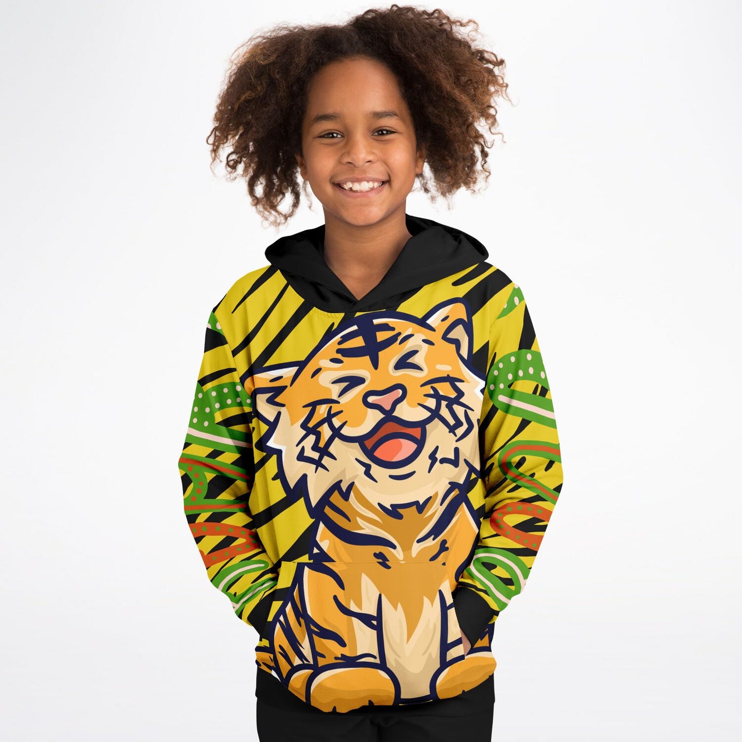 Tiger Stripes Premium Kids Hoodie
