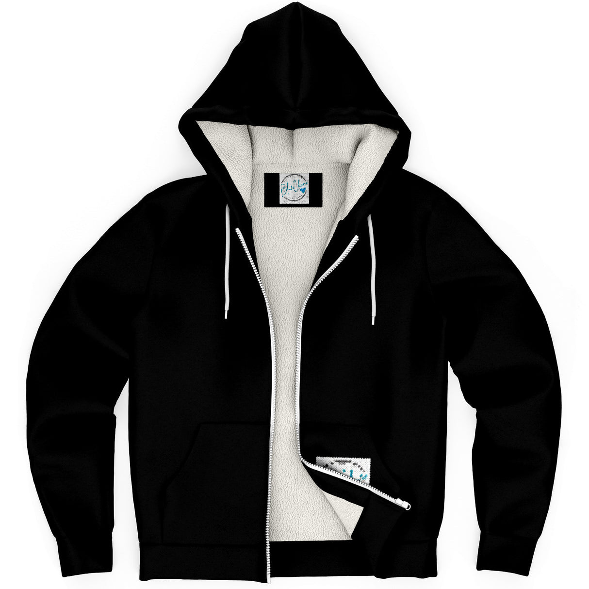 Basic Black MicroFleece Coat 