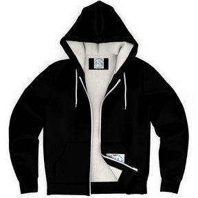 Basic Black MicroFleece Coat 