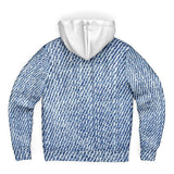 90's Denim Inspired Microfleece Coat 