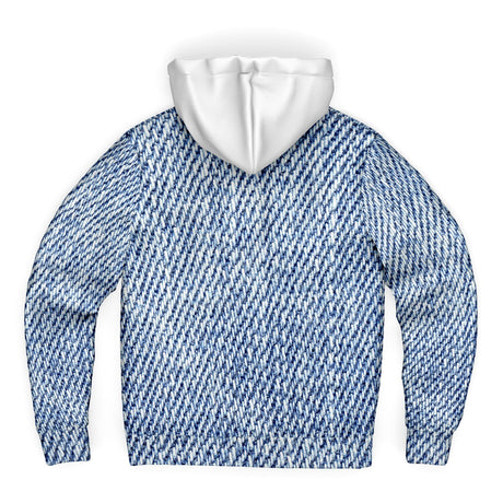 90's Denim Inspired Microfleece Coat 