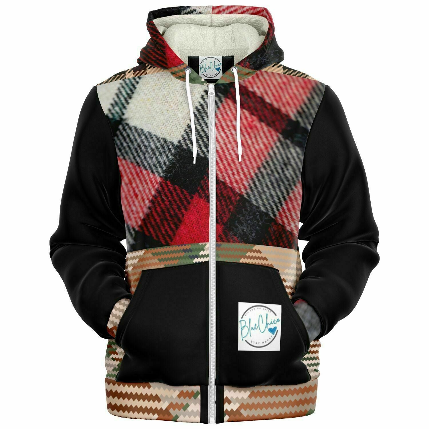 Modern Flannel MicroFleece Coat