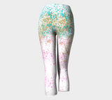 Marble Queen Premium Stretch Capri Leggings 