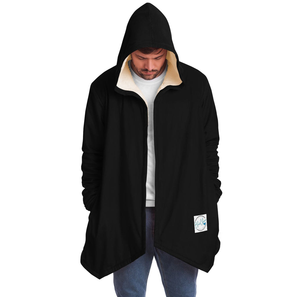 Basic Black Microfleece Cloak 