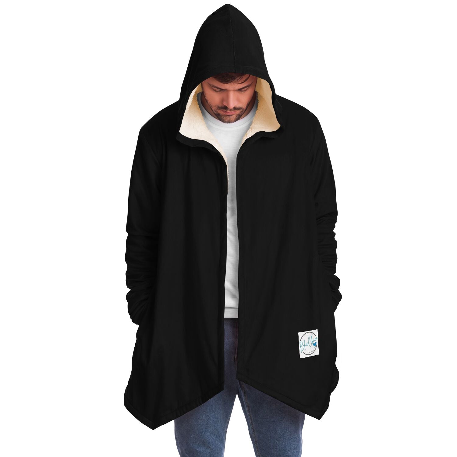 Basic Black Microfleece Cloak 