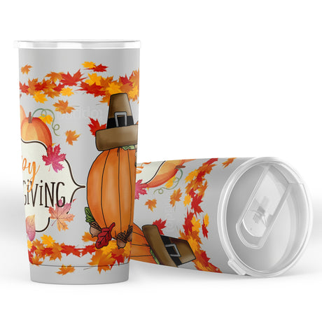 Fall Fun: Happy Thanksgiving Tumbler 