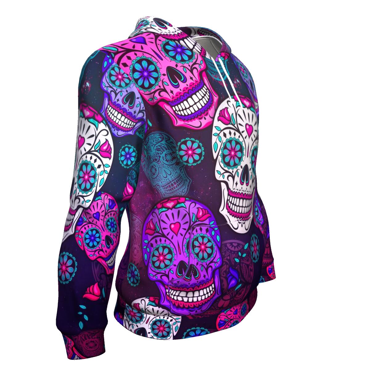 Day of The Dead Sugar Skull Hoodie