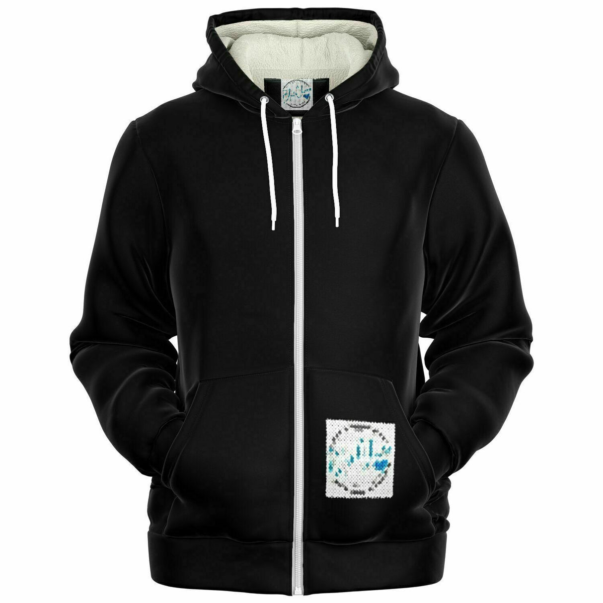 Basic Black MicroFleece Coat 