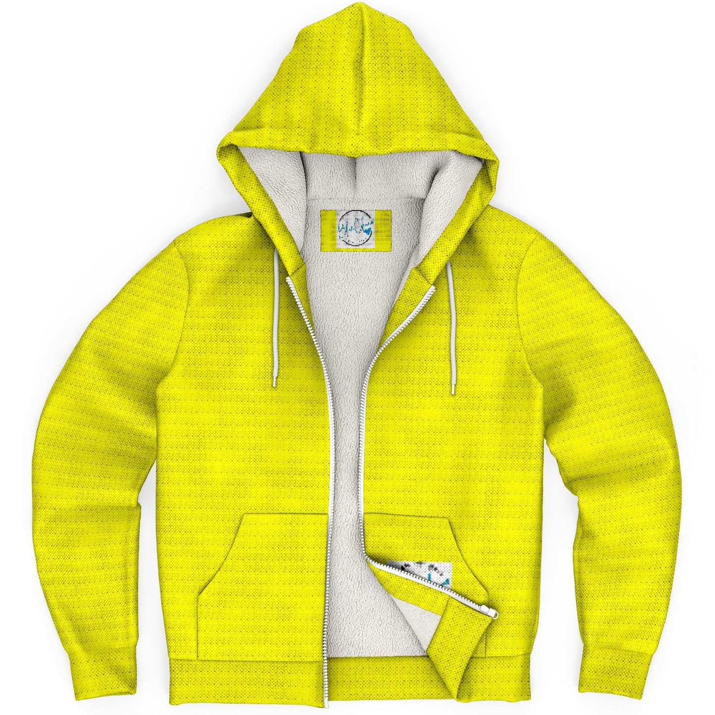 Bright Yellow MicroFleece Coat