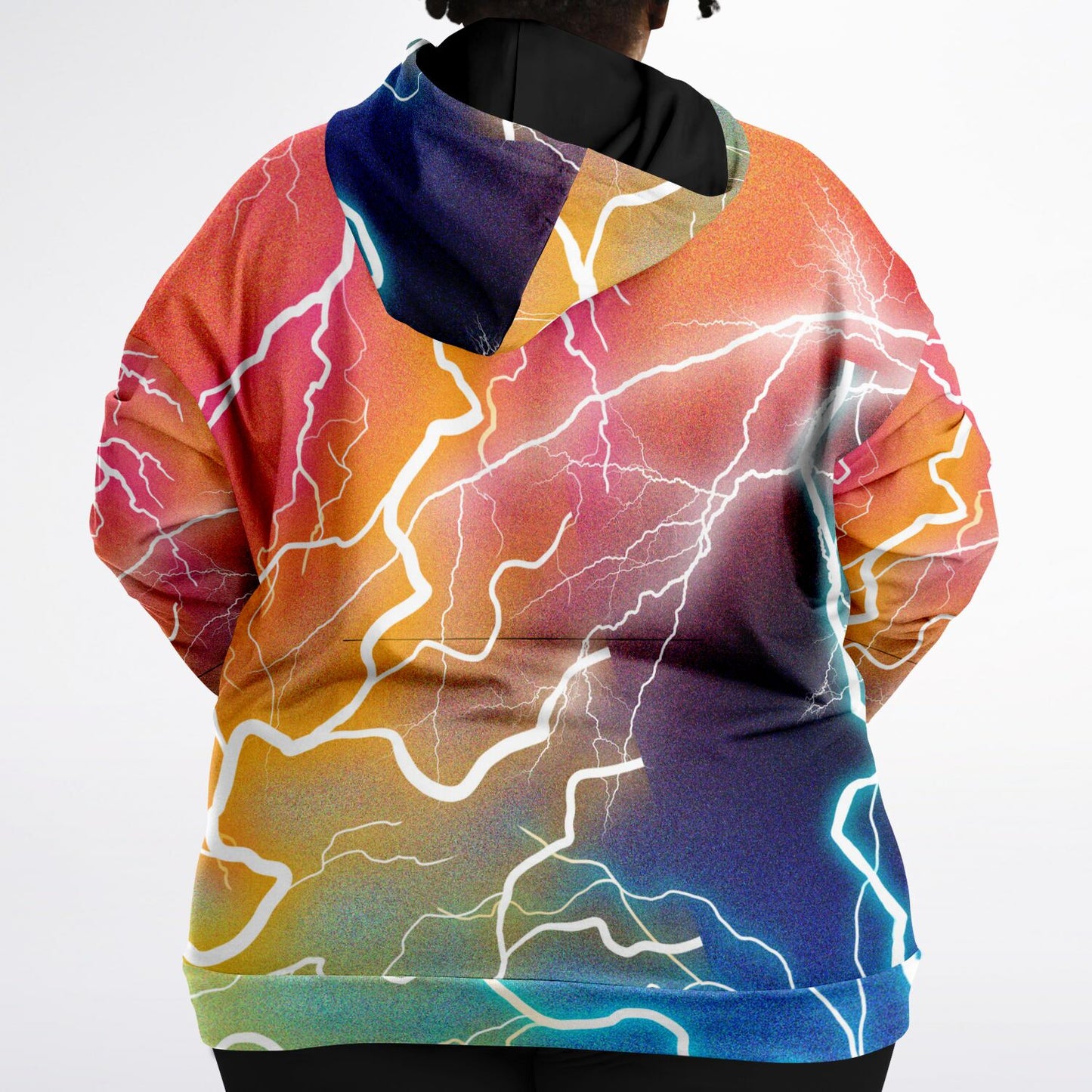 PLUS SIZE Lightning Strikes Premium Hoodie