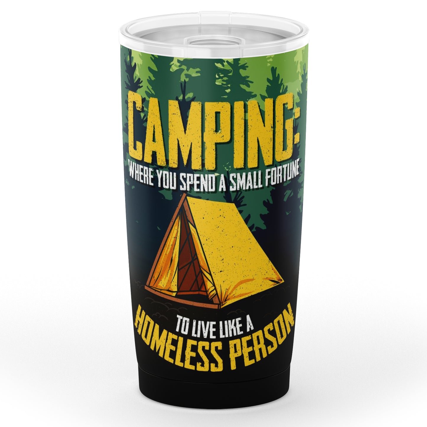 Fall Fun: Camping Tumbler