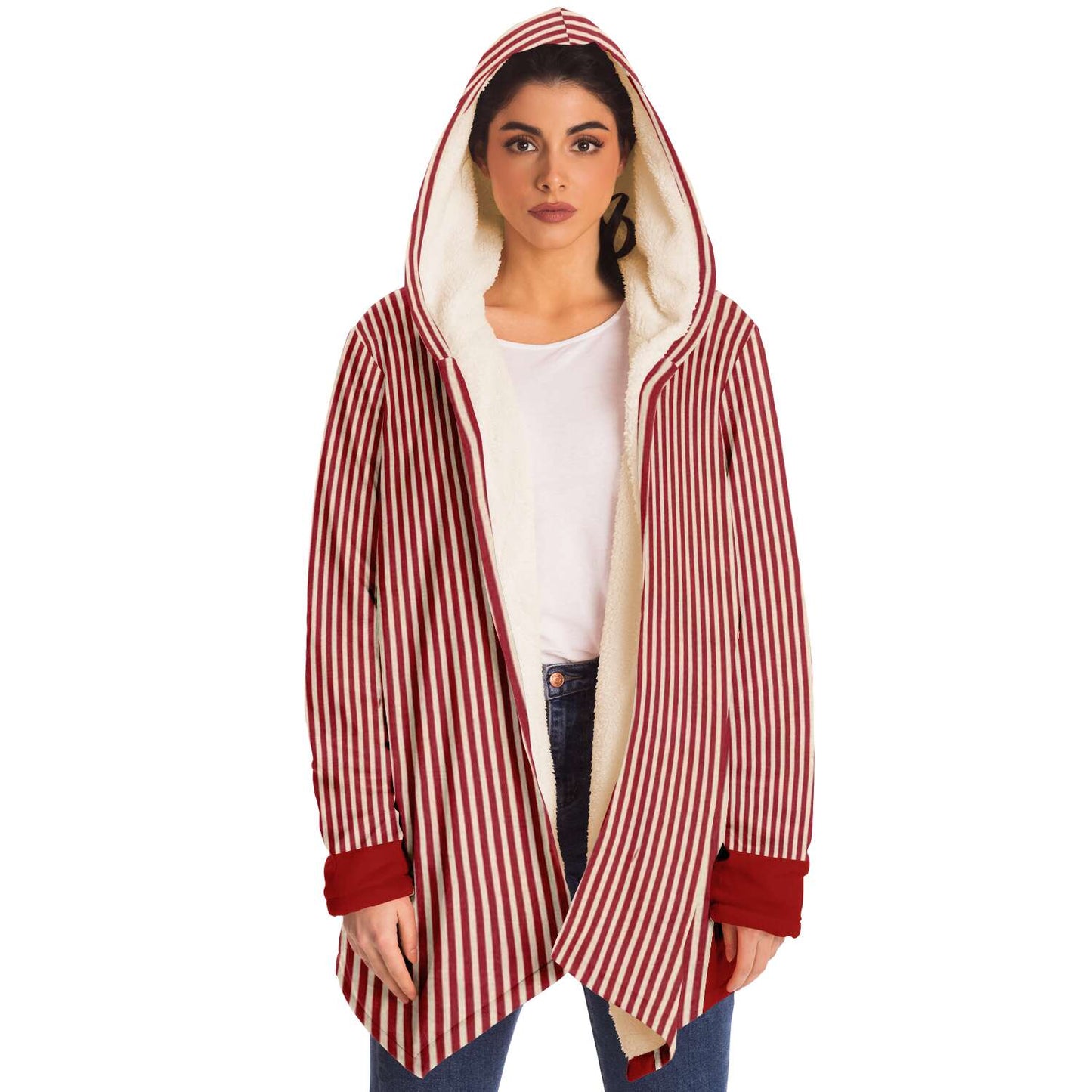 Stripey Charisma Fleece Coat