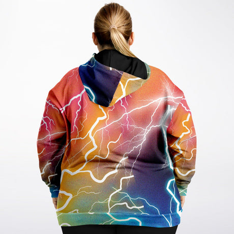 PLUS SIZE Lightning Strikes Premium Hoodie 